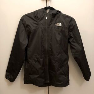 COPY - Girl’s North Face black lined raincoat